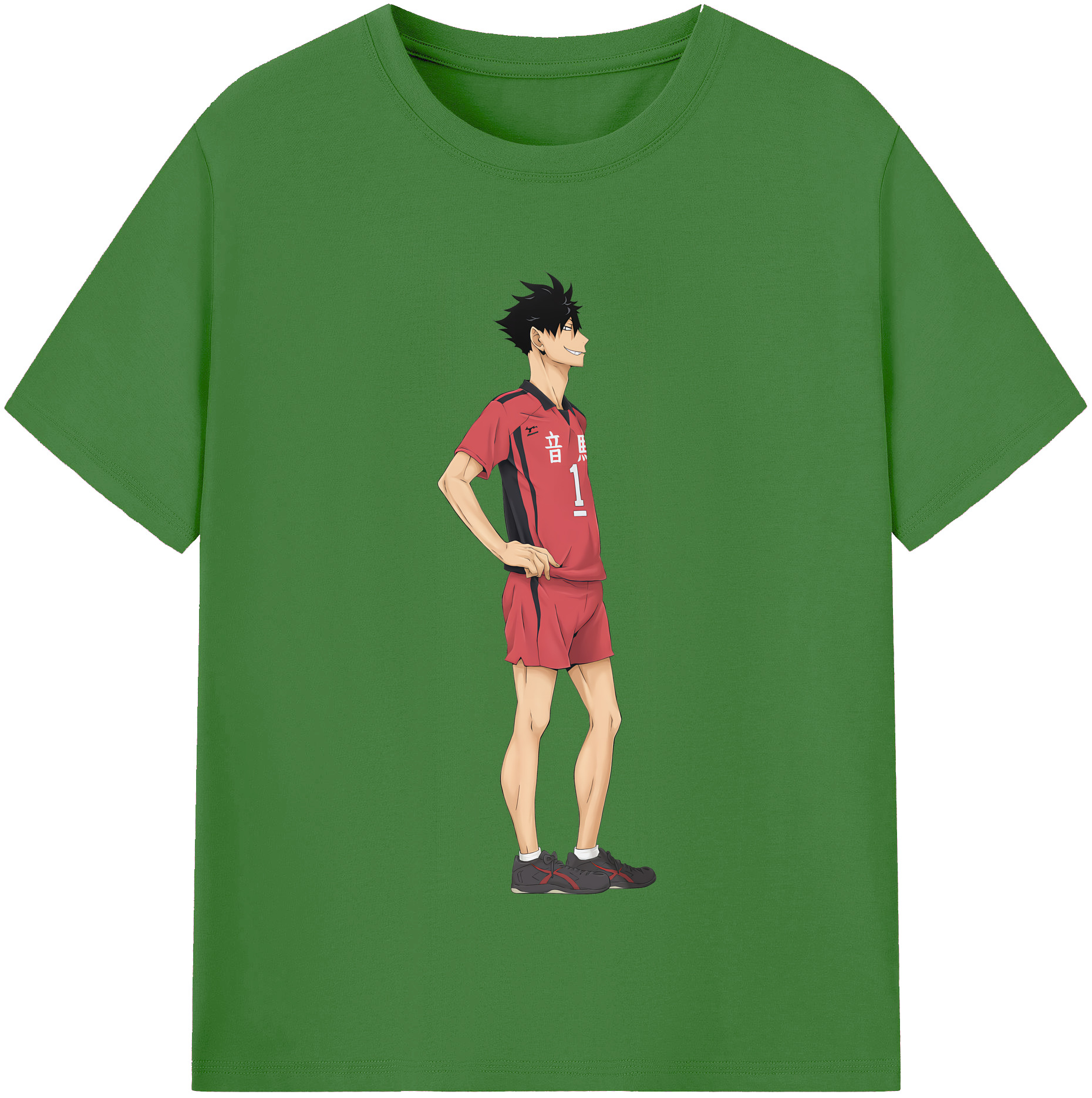 （画像用） ハイキュー!! Haikyu!! レディースカジュアルプリントTシャツ（綿100％）
